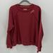 American Eagle Outfitters Tops | American Eagle Cozy Crewneck Sweatshirt | Color: Pink/Red | Size: S