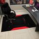 120 x 150 cm Office Gaming Chair Mat, Low Pile Desk Chair Mat, Rectangular Floor Mat for Office Chair Durable Gaming Computer Rolling Chair Mat for Home Hardwood Tile
