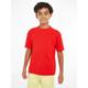 T-Shirt TOMMY HILFIGER "ESSENTIAL TEE S/S" Gr. 16 (176), rot (fierce red) Jungen Shirts T-Shirts