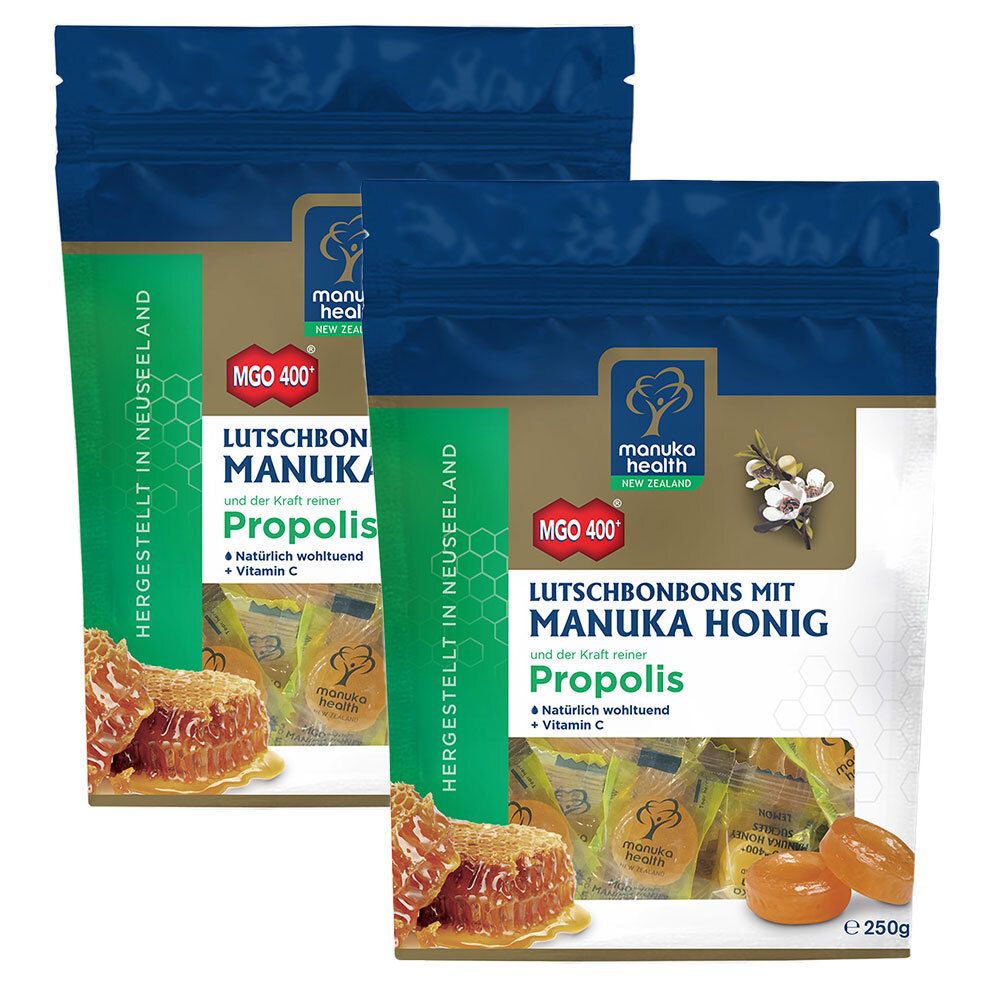 Manuka Health MGO 400+ Lutschbonb.Propolis x2 2x250 g Bonbons