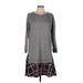 Egs Casual Dress: Gray Dresses - Women's Size Medium