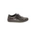 Skechers Sneakers: Gray Solid Shoes - Women's Size 8 - Round Toe