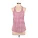 Zyia Active Active Tank Top: Pink Activewear - Women's Size Medium