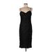 AFRM Casual Dress - Midi Sweetheart Sleeveless: Black Dresses - Women's Size Large