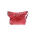 Coach Factory Leather Satchel: Pebbled Red Print Bags