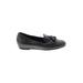 Munro American Flats: Loafers Wedge Work Black Solid Shoes - Women's Size 8 1/2 - Almond Toe
