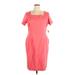 Mary McFadden Casual Dress: Pink Dresses - Women's Size 16