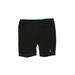 Lands' End Athletic Shorts: Black Solid Activewear - Women's Size Large