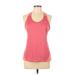 Champion Active Tank Top: Red Activewear - Women's Size Large