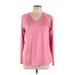 Beverly Hills Polo Club Active T-Shirt: Pink Activewear - Women's Size Large