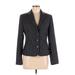 CAbi Blazer Jacket: Below Hip Gray Print Jackets & Outerwear - Women's Size 6