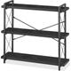 Bookcase, 3 Tier Industrial Bookcase, Wooden Rustic Open Bookcase - 3 Tier - 35"W