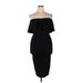 Boohoo Cocktail Dress - Midi: Black Dresses - Women's Size 14
