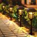 8 Pack Bright Solar Lights Outdoor, IP65 Waterproof Auto On/Off Solar Garden Lights Solar Powered Landscape Lighting