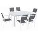 Mōd Furniture Harper 7 Piece Outdoor Dining Set with 6 Sling Chairs and - N/A