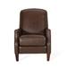 Cavanaugh Upholstered Pushback Recliner with Nailhead Trim by Christopher Knight Home