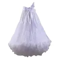 Jupe Tutu Bouffante de 55cm de Long pour Adulte Jupon de brevde Ballet en Tulle Doux Sous-Jupe