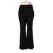 Eddie Bauer Dress Pants - Mid/Reg Rise: Black Bottoms - Women's Size 16