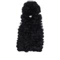 Widgeon Faux Fur Vest: Black Print Jackets & Outerwear - Kids Girl's Size Large