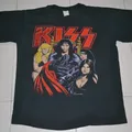 Vintage 1987 Kiss Crazy Nights Paul Stanley Tour Concert Promo Rare anni '80 T Shirt