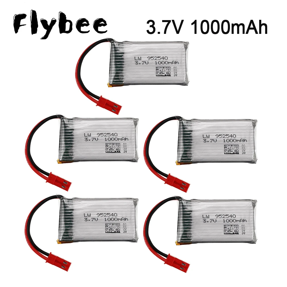 Spina JST per batteria Lipo per drone RC 902540 Batteria Lipo 1S da 3,7 V 1000 mAh 25c per parti quadricottero MJX x400 X300C X800