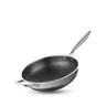 Padella a induzione wok non pressante in acciaio inossidabile 316 per induzione