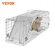VEVOR Live Animal Cage Trap Humane Cat Rodent Control Folding with Handle for Rabbits Stray Cats