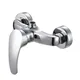 G1/2in Shower Faucet Mixing Valve Thermostatic Faucets Wall-Mounted Shower Bathroom Chrome Finish