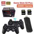 Game Stick X2 Plus Video Game Console 4K HD 3D Game GD10 Plus Double Wireless Controller Handheld