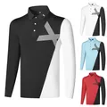 Golf Clothing Men's Autumn Long-Sleeved Top Comfortable Casual Stretch New Sports POLO Shirt