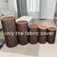 Gfuitrr Wood Cylinder Cover Backdrop For Birthday Party Decoration Trunk Wooden Plinth Pedestal