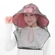 Cap Beekeeping Hat Outdoor Fishing Head Face Protector Fishing Cap Hat Mosquito Net Hat Insect Mesh