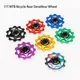 ZTTO 11T MTB Bicycle Rear Derailleur Wheel Metal Bike Bearing Pulley CNC Road Bike Guide Roller Bike