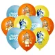 10Pcs 12 Inch Cartoon blue Balloons Latex Balloons Set Cartoon Party Decorations Baby Shower Kid