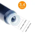 10pcs/pack 3.4mm Caliber Ink Cartridges for Ink Pen Black/Dark Blue/Red/Erasable Blue Fountain Pens