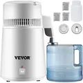 VEVOR 4L Water Distiller Purifier Filter Dispenser Heating Drinking Bottle Softener 304 Stainless