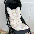 Ins Korean Infant Pram Cart Seat Pad Bear Baby Stroller Accessories Cotton Diapers Pad Seat