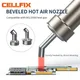 CRICKET Angle Hot Air Nozzle Compatible with Quick 861 2008 850 Series Heat Gun 4 5 6 8 10 12 mm