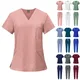 New women's surgical uniform medical nurse work uniform set beauty salon clinic top and pants