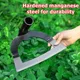 Handheld Hollow Hoe Thickened Manganese Steel Agricultural Weeding Hoe Planting Vegetable Gardening