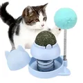 Natural Catnip Cat Rotatable Catnip Wall Ball Toys Licking Snacks Healthy Nutrition Teeth Cleaning