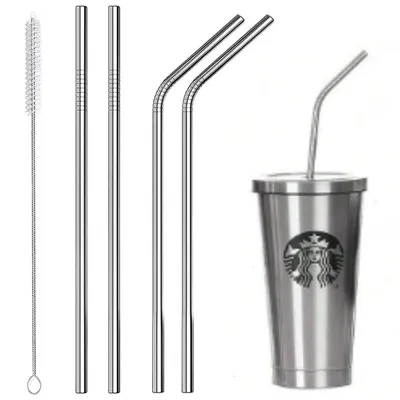 Metal Straws Stainless Steel Straws, Drinking Straws for 20/30 Oz Yeti RTIC SIC Ozark Trail Tumblers