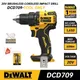 DEWALT DCD709 20V Brushless Cordless Compact Hammer Impact Drill Driver Hand Electric Screwdriver