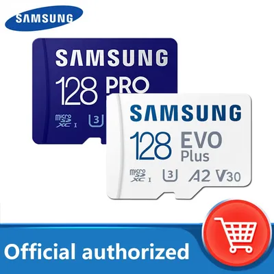SAMSUNG EVO Plus Micro SD Card 128GB Class 10 Transfer Speed up to 130M/s Memory Card PRO Plus 512G