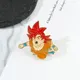 Anime Dragons Ball Cosplay Figure Gogeta Enamel Pins Brooches Badges on Backpack Lapel Pins Cartoon