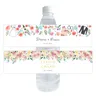 Etichette adesive personalizzate per bottiglie di acqua per matrimoni floreali nome personalizzato