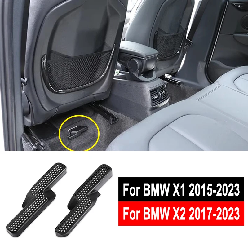 Auto Air Vent Griglia di Copertura Per BMW X1 F48 2015 2016 2017 2018 2019-2023 X2 F39 Sedile Posteriore Uscita Accessori Interni