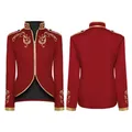 Giacca da uomo medievale cappotto da ricamo giacche vittoriane per uomo abbigliamento Vintage Prince