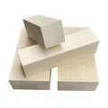 4PCS Portable Basswood Carving Block Natural Soft Wood Carving Block Unfinished Wood Block Carving