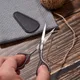 1Pcs Stainless Steel Small Makeup Grooming Scissors Eyebrows For Manicure Nail Cuticle Beard And